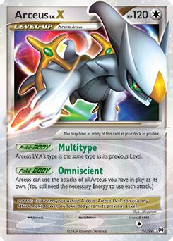 platinum arceus card list price